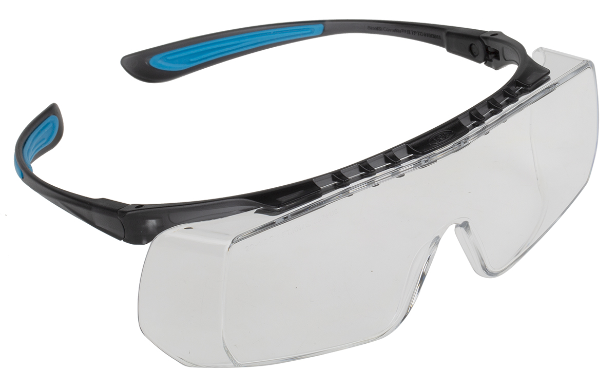 JSP Safety Glasses & Shield, Dust Resistant, Anti-Mist Coating, Gas Resistant, Anti-Fog, Scratch Resistant, Hydrophobic