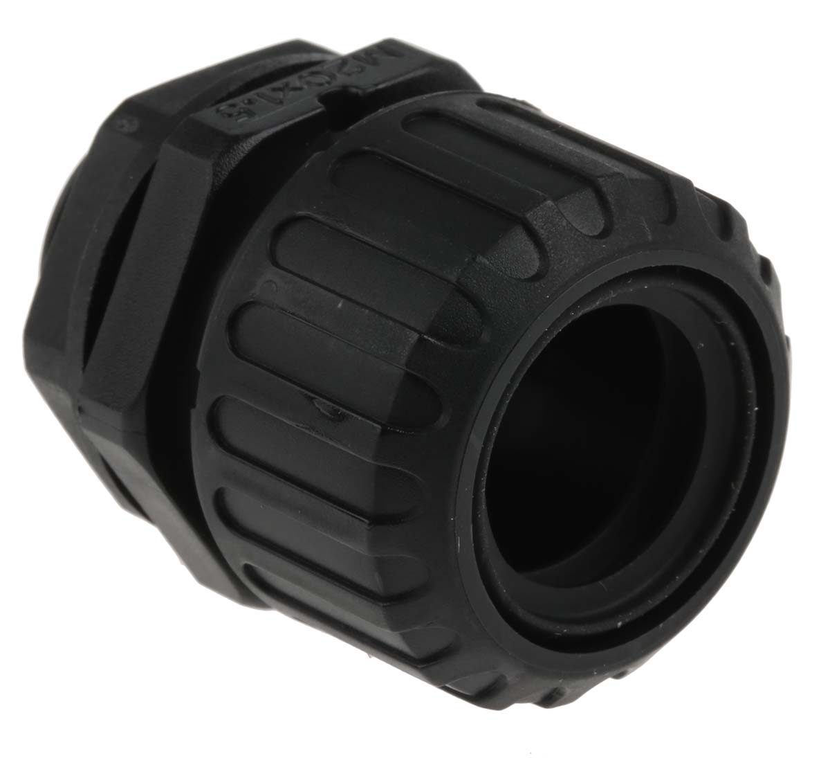 Adaptaflex Black, Conduit Fitting, 21 mm Nominal Size, M20, Polyamide 66, Black IP69K, IP66, IP68, IP67 rating