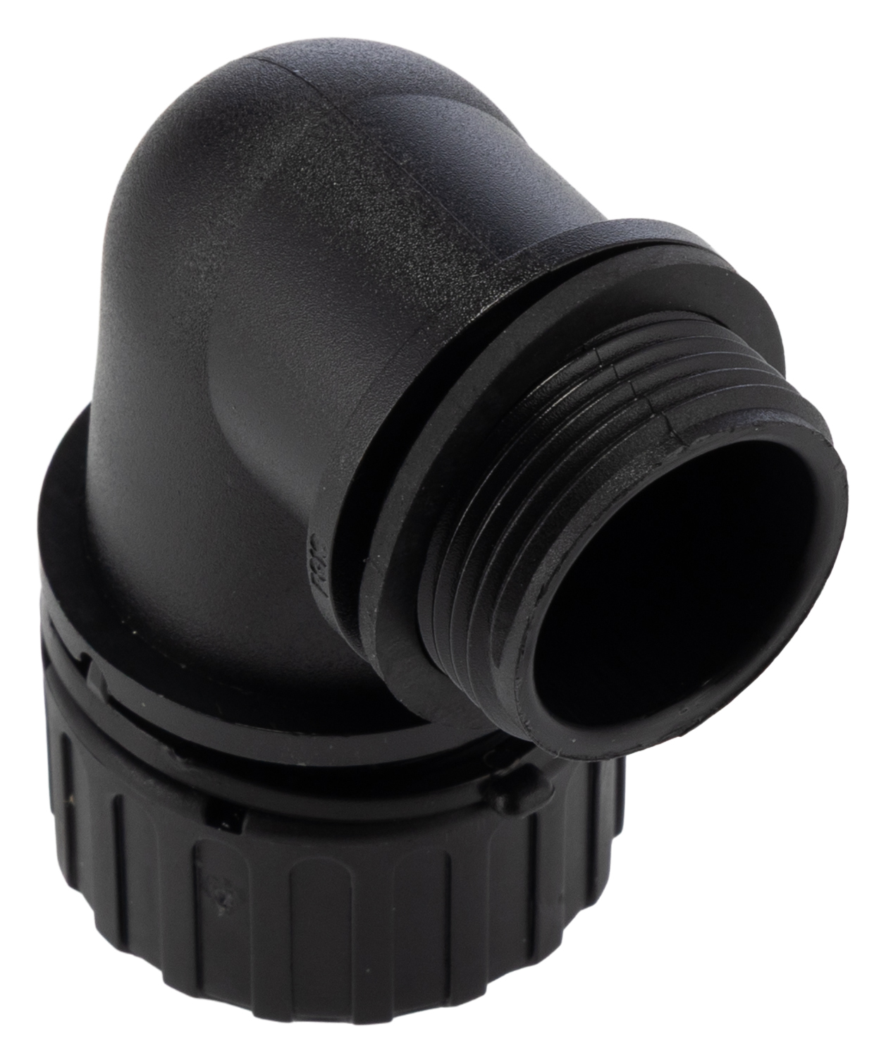 Adaptaflex Black, Conduit Fitting, 21 mm Nominal Size, PG16, Polyamide 66, Black IP67, IP69K, IP68, IP66 rating