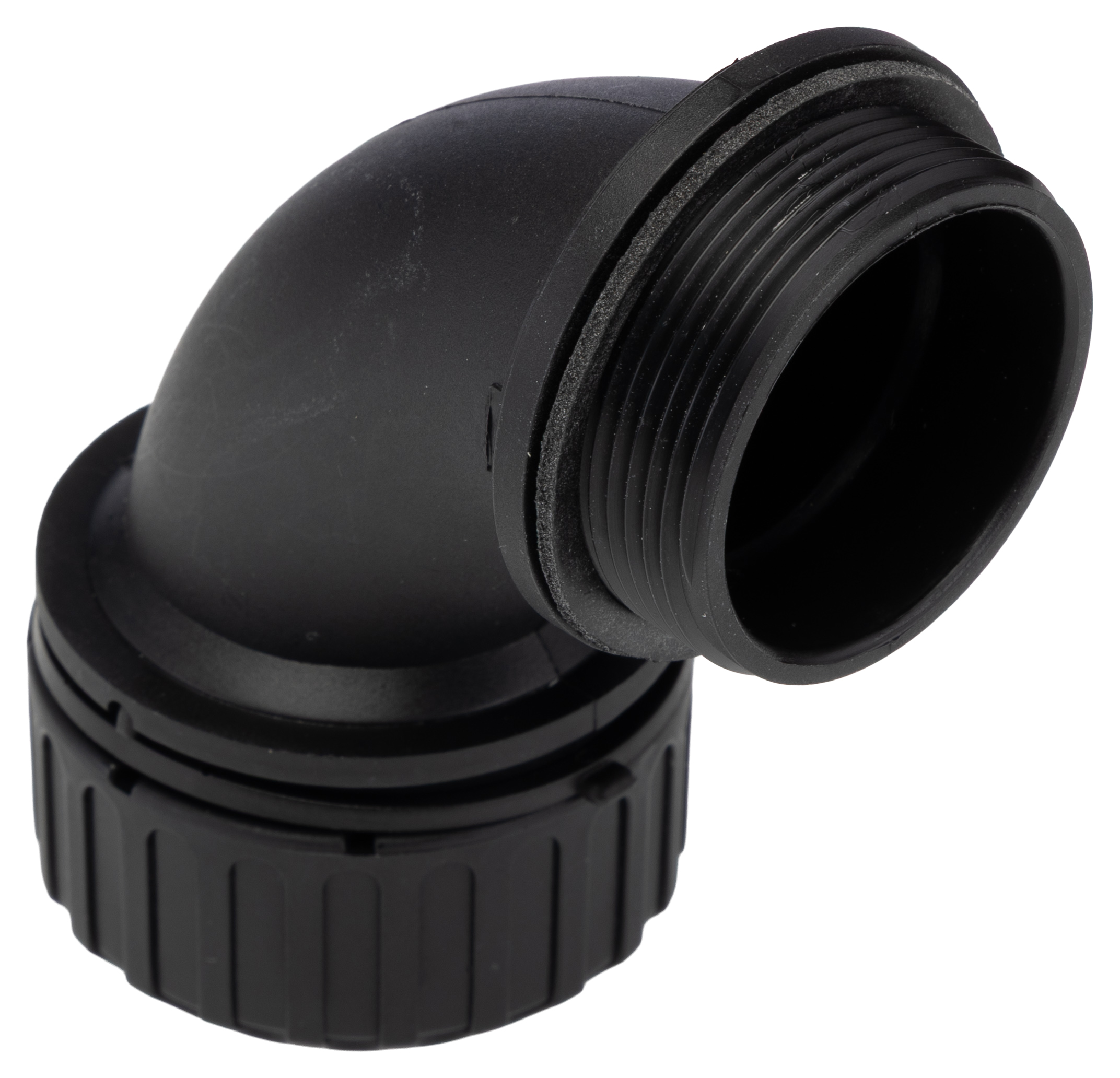 Adaptaflex Black, Conduit Fitting, 34 mm Nominal Size, PG29, Polyamide 66, Black IP69K, IP67, IP66, IP68 rating