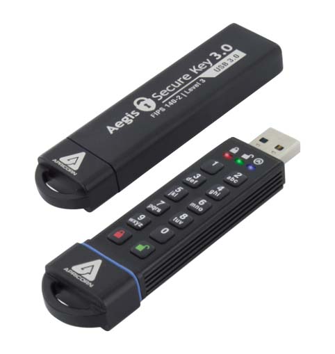 ask3-480gb Apricorn 480 GB USB 3.1 USB Stick