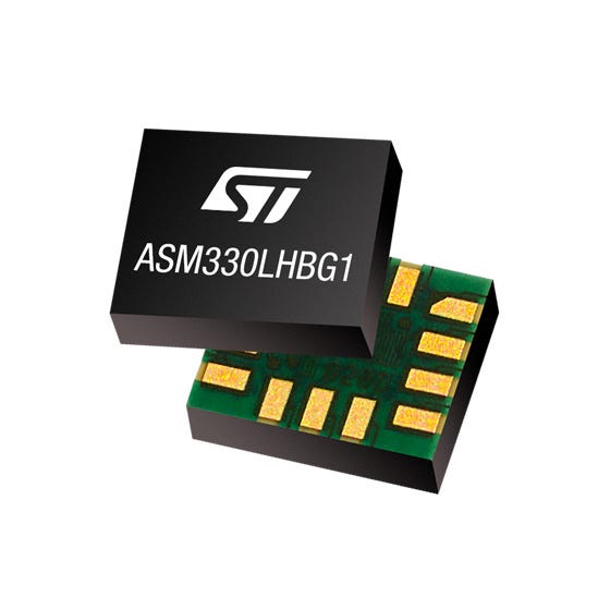 STMicroelectronics 6 Axis Surface Sensor 1.71 V 3.6V, LGA-14L, 14-Pin