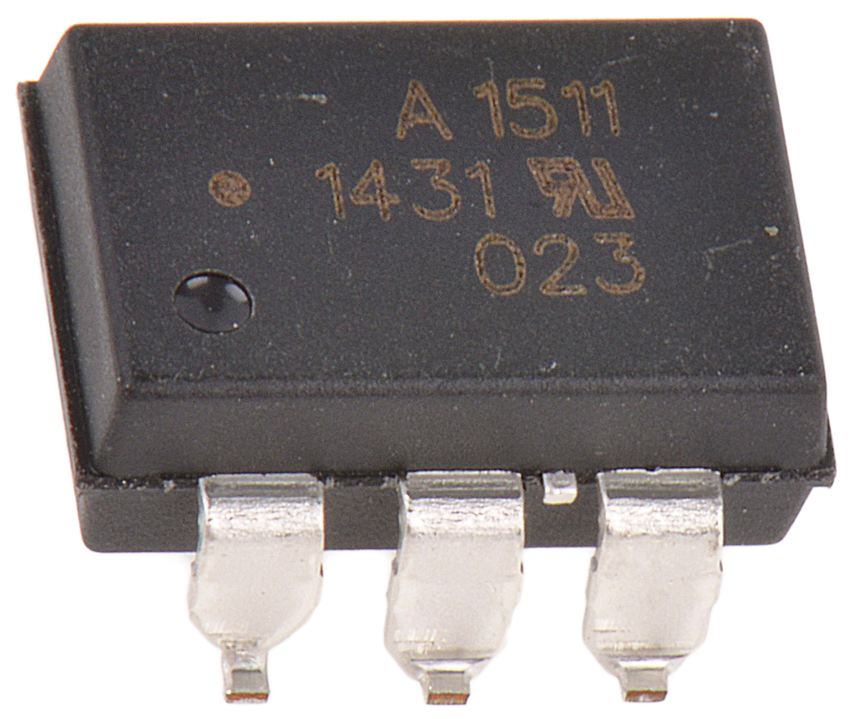 Broadcom ASSR-15XX Series Solid State Relay, 1 A Load, Surface Mount, 60 V Load, 0.8V Control