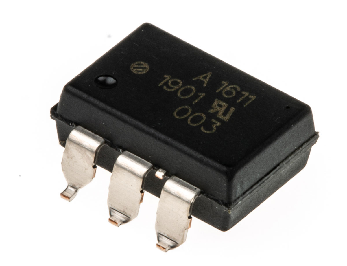 Broadcom ASSR-1611 Series Solid State Relay, 2.5 A Load, Surface Mount, 60 V Load, 1.7V Control
