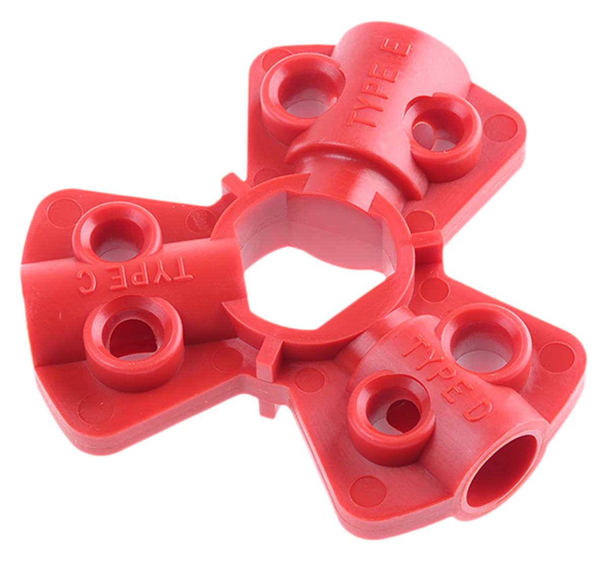 Brady Red 1-Lock Lockout Glass Reinforced Nylon Pneumatic Hose Lockouts, 7.87 mm