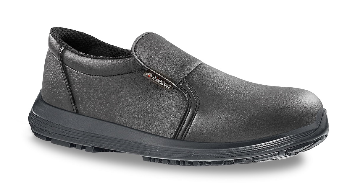 AIMONT ASTER 7GR06 Unisex Black Composite Safety Shoes, UK 3, EU 35