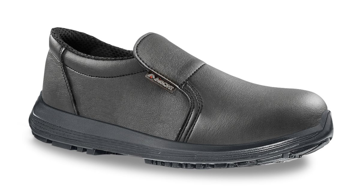 AIMONT ASTER 7GR06 Unisex Black Composite Safety Shoes, UK 9, EU 43