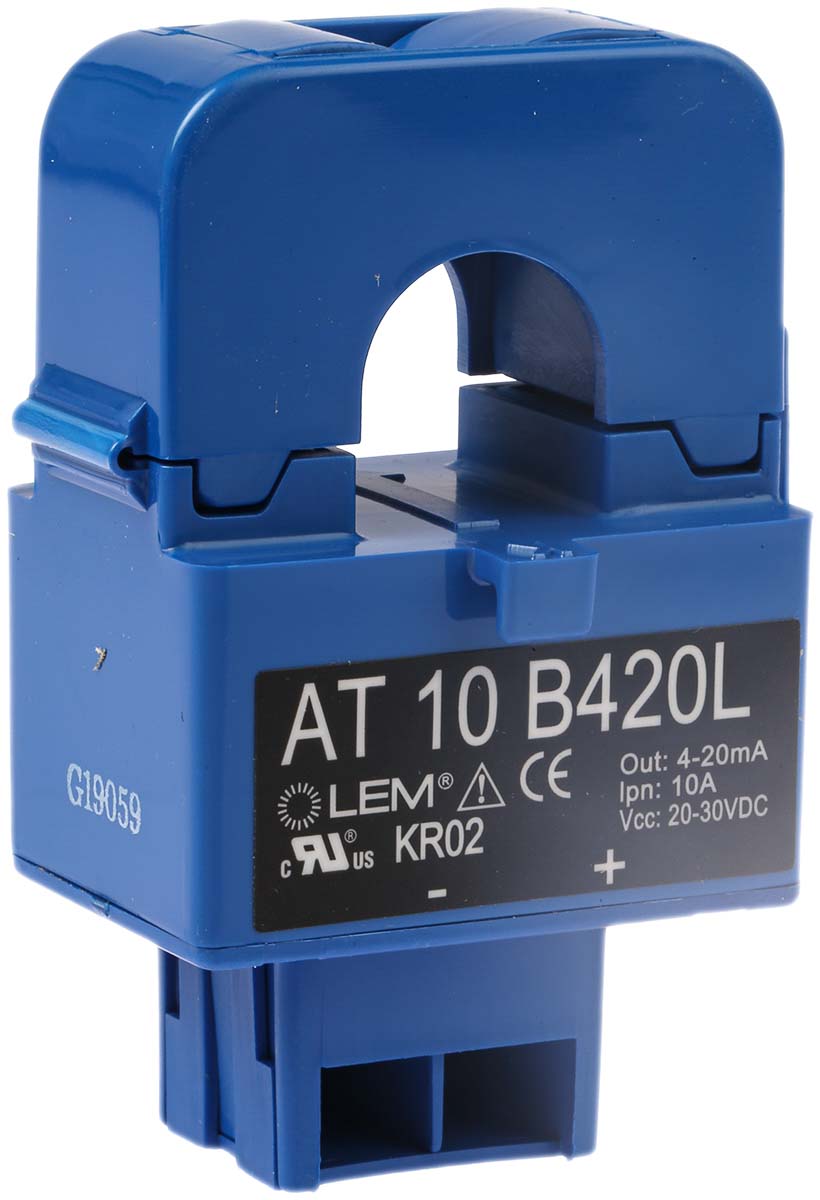 LEM AT-B420L Series Current Transformer 10 A 20V dc, 30 V dc 16 mm Bore