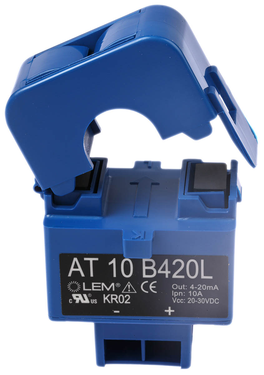 at-10-b420l LEM AT-B420L Series Current Transformer 10 A 20V dc, 30 V dc 16 mm Bore