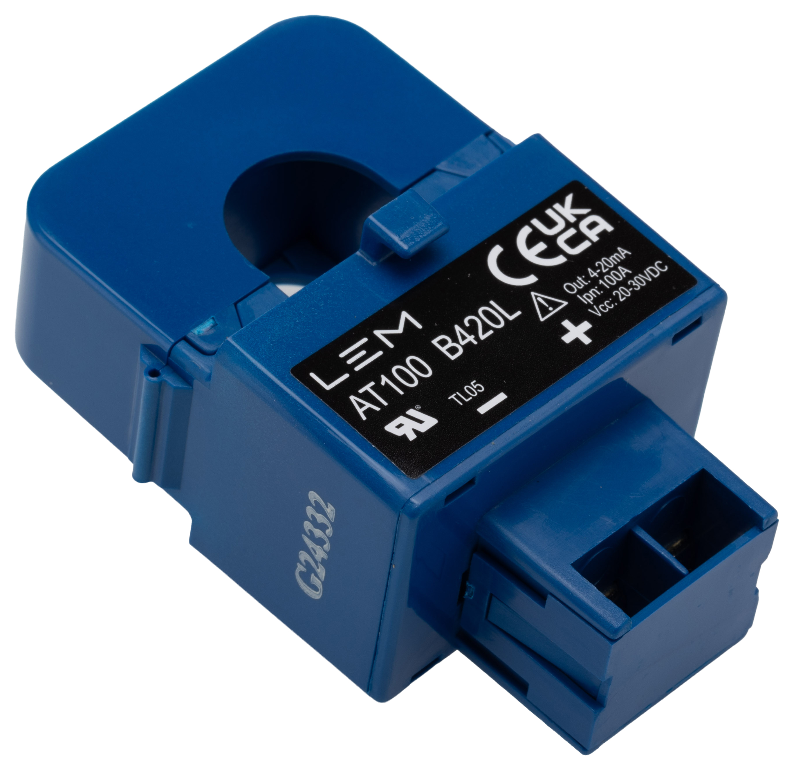 LEM AT Series Current Transformer 100 A 20V dc, 30 V dc 16 mm Bore