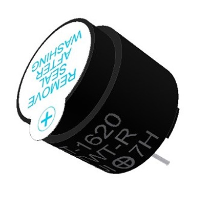 PUI Audio 90 dBA Through Hole External Piezo Buzzer Transducer 14 mm 4 V Min 16 mm 16mm 8V Max