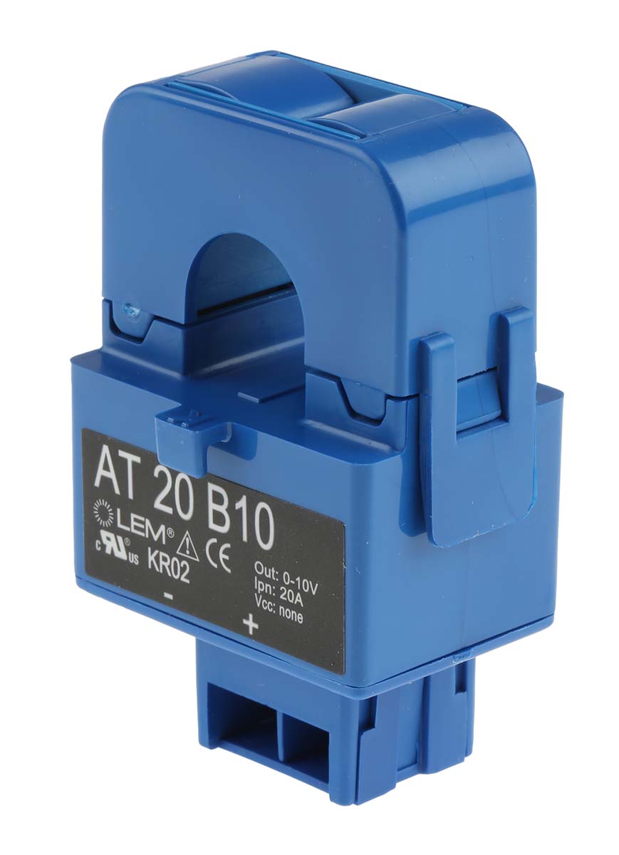 LEM AT-B10 Series Current Transformer 20 A 16 mm Bore