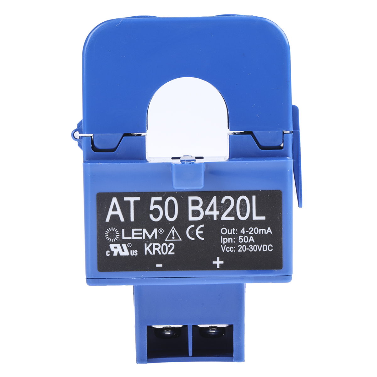 at-50-b420l LEM AT-B420L Series Current Transformer 50 A 20V dc, 30 V dc 16 mm Bore