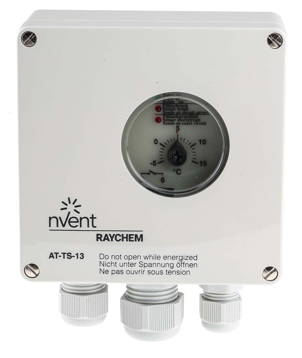 nVent RAYCHEM Trace Heating Thermostat, 15 °C, -5 °C