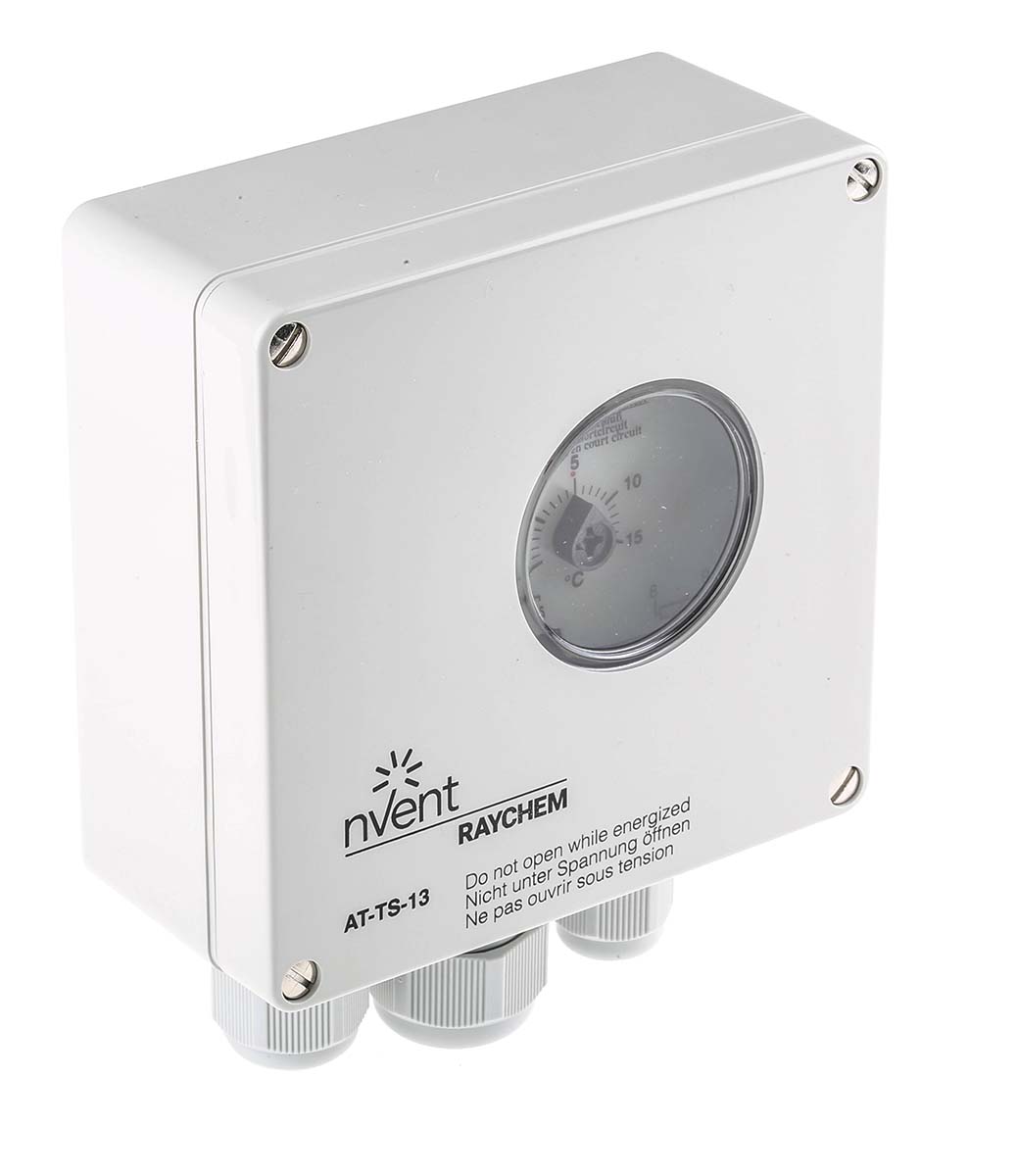 at-ts-13 nVent RAYCHEM Trace Heating Thermostat, 15 °C, -5 °C