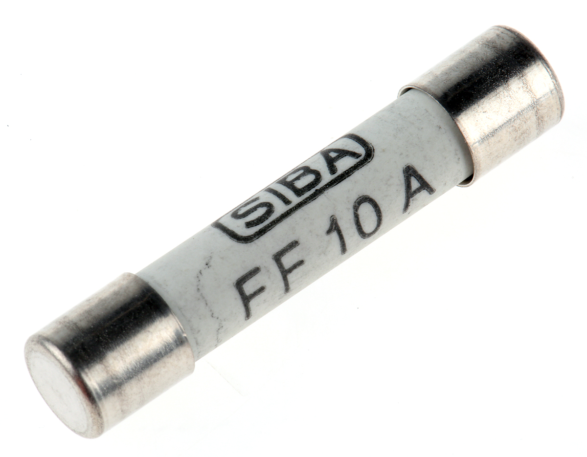 Metrix Multimeter Fuse, 10A, 600 V, 6.3 mm 32 mm