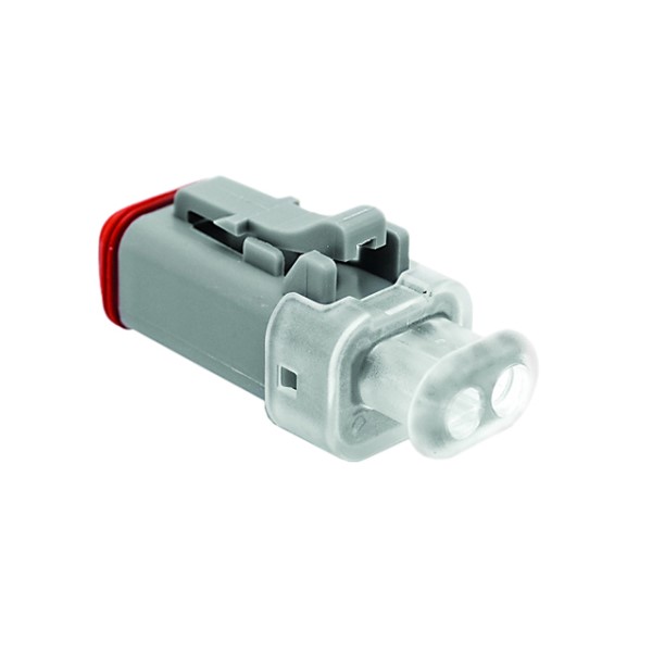 Amphenol, AT Automotive Connector Female Grey Cable 2 Way Crimp Termination AT06-2S-LED1201