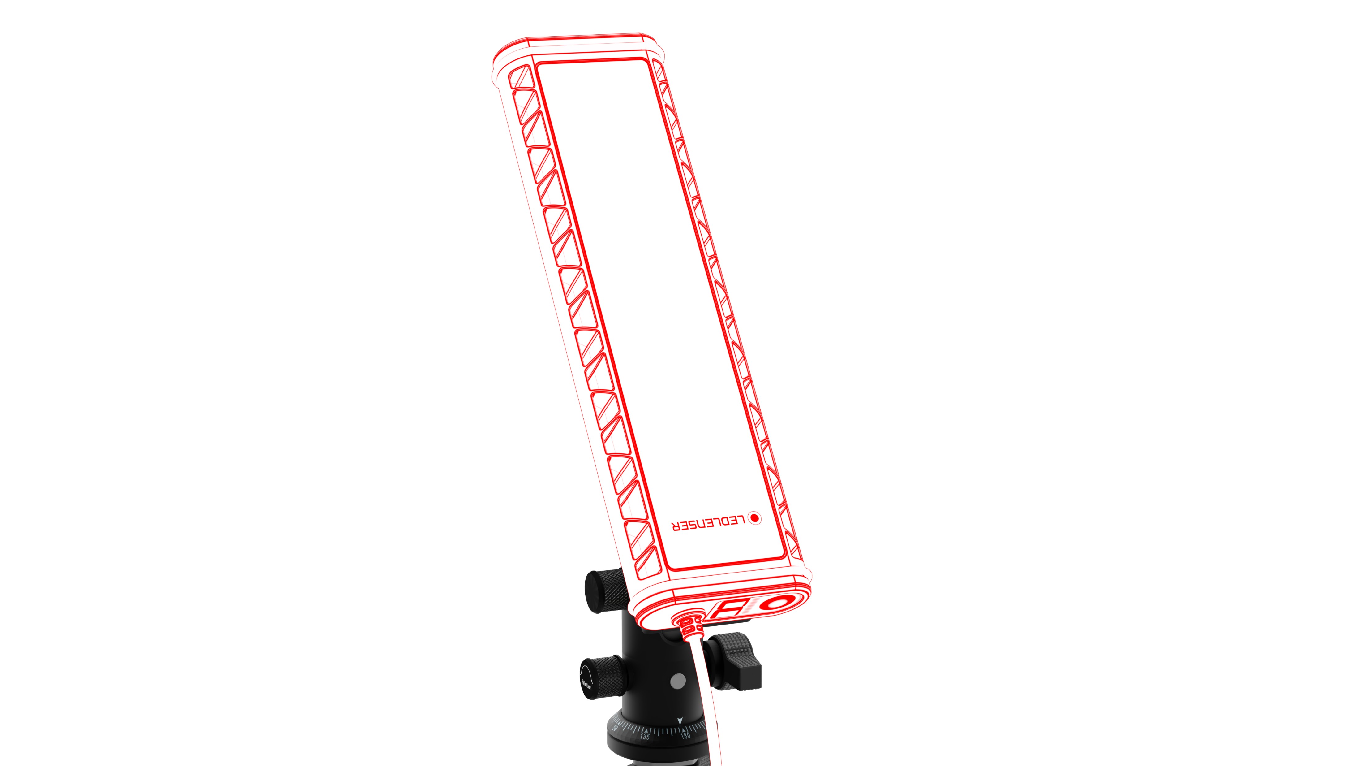 at10c-work Led Lenser AT10C Floodlight, 48 LED, 500 W Black, 5000 lm, IP67, 230V