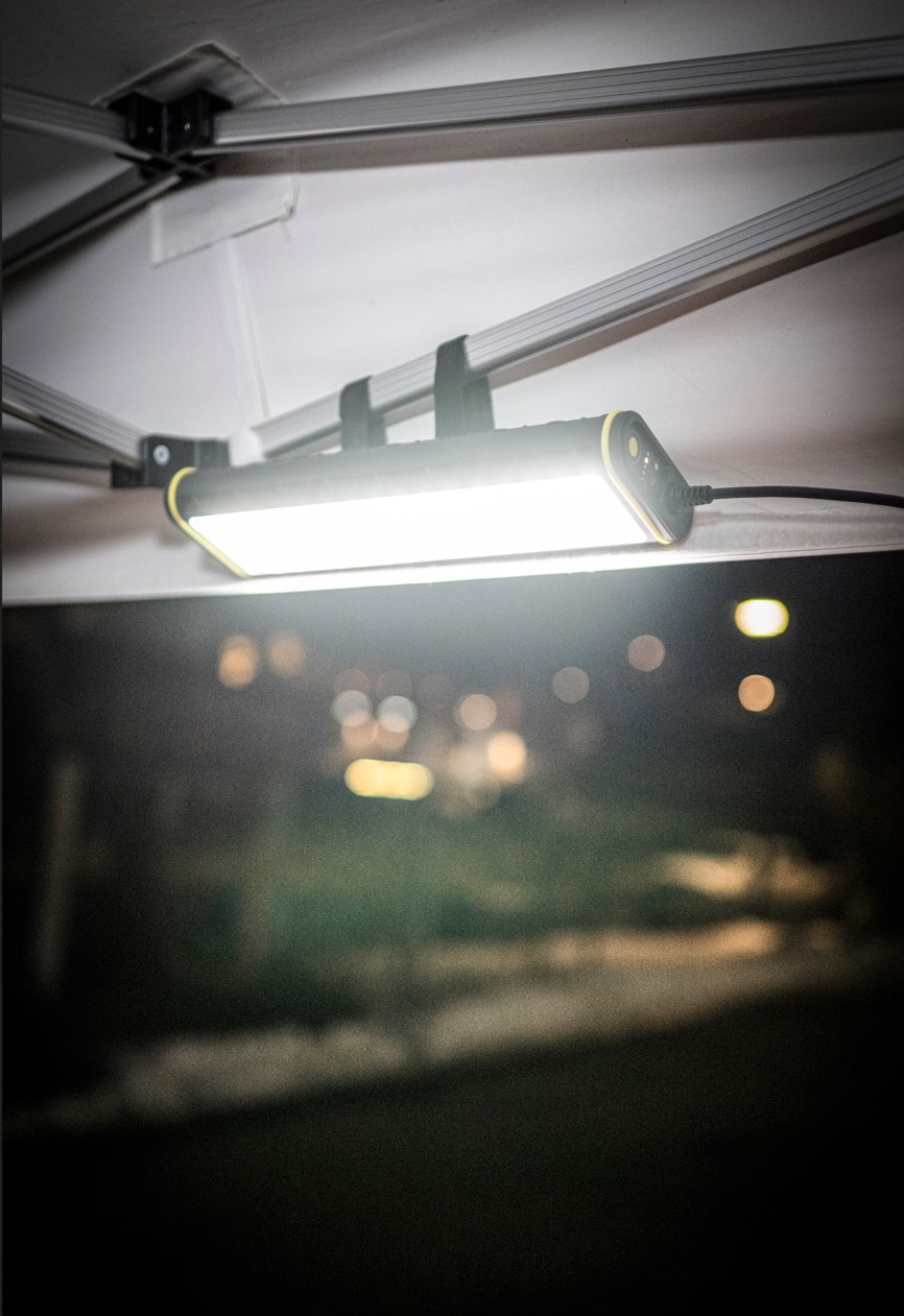 at10c-work Led Lenser AT10C Floodlight, 48 LED, 500 W Black, 5000 lm, IP67, 230V