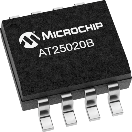 Microchip AT25020B-SSHL-B,  0.25 kB EEPROM 8-Pin SOIC-N SPI