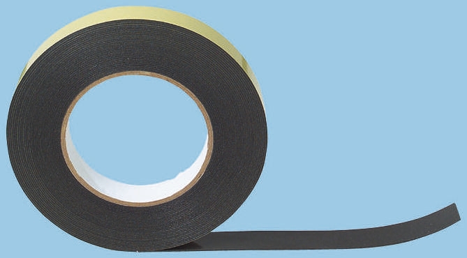 Advance Tapes AT380 Black Foam Tape, 19mm x 10 m, 0.86 mm Thick
