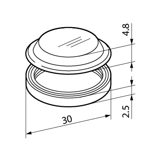 NKK Switches, For Use With LB Series Push Button Switch
