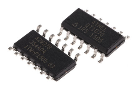 Microchip AT42QT1070-SSUR Spread-Spectrum Charge-Transfer Touch Screen Controller Serial-I2C Touch Screen Controller,