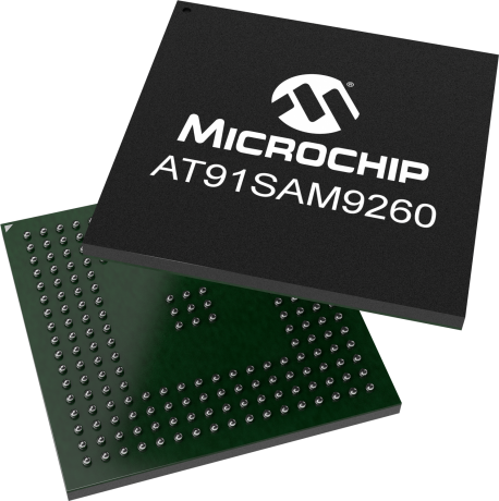 Microchip AT91SAM9260B-CU-999 ARM926EJ-S Microprocessor SAM9260 32 bit ARM 200 MHz 217-Pin LFBGA