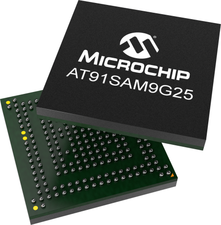 Microchip AT91SAM9G25-CFU-999 ARM926EJ-S Microprocessor SAM9G25 32 bit ARM 400 MHz 247-Pin VFBGA