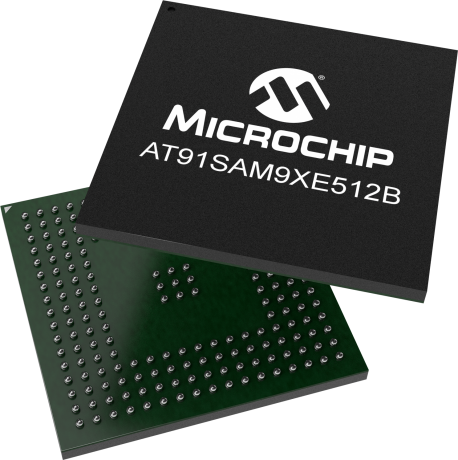 Microchip AT91SAM9XE512B-CU ARM926EJ-S Microprocessor SAM9X 32 bit ARM 400 MHz 217-Pin LFBGA