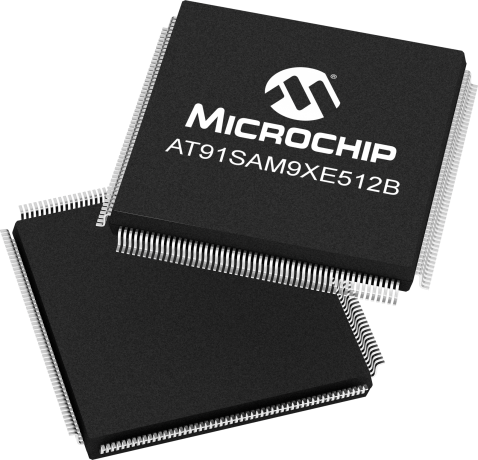 Microchip AT91SAM9XE512B-QU ARM926EJ-S Microprocessor SAM9X 32 bit ARM 400 MHz 217-Pin LFBGA