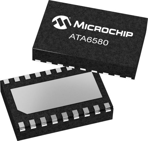 Microchip ATA6580-GTQW1-VAO, CAN Caps 1 Mbps, 18-Pin VDFN