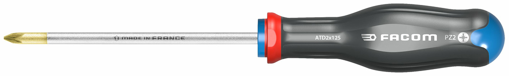 Facom Standard, PZ2 Tip, 125 mm Blade, 220 mm Overall