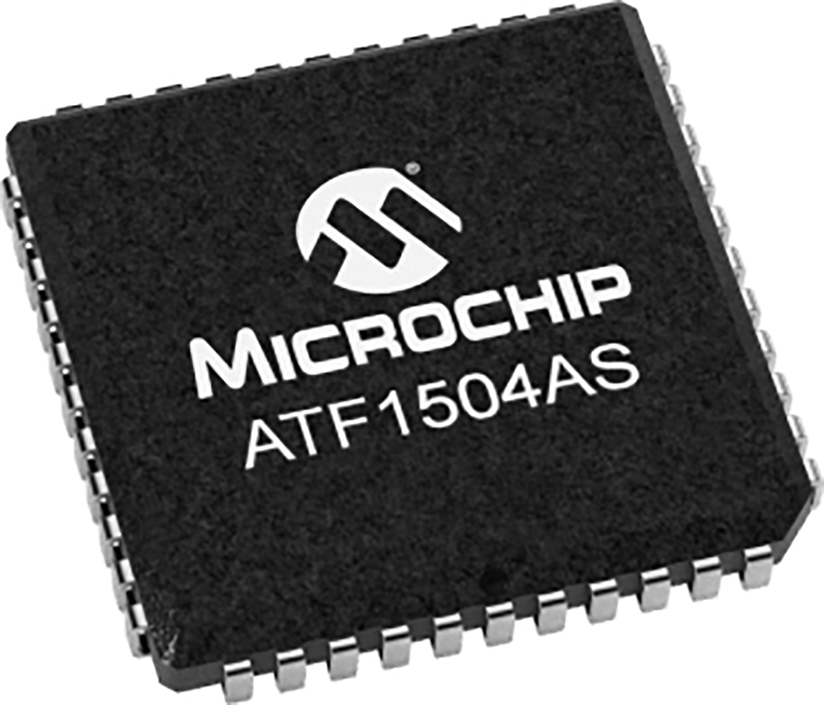 Microchip ATF1504AS-10JU44 Complex Programmable Logic Device ATF15xx EEPROM 64 Cells, 68 I/O, 10 ns 64 Labs, In System