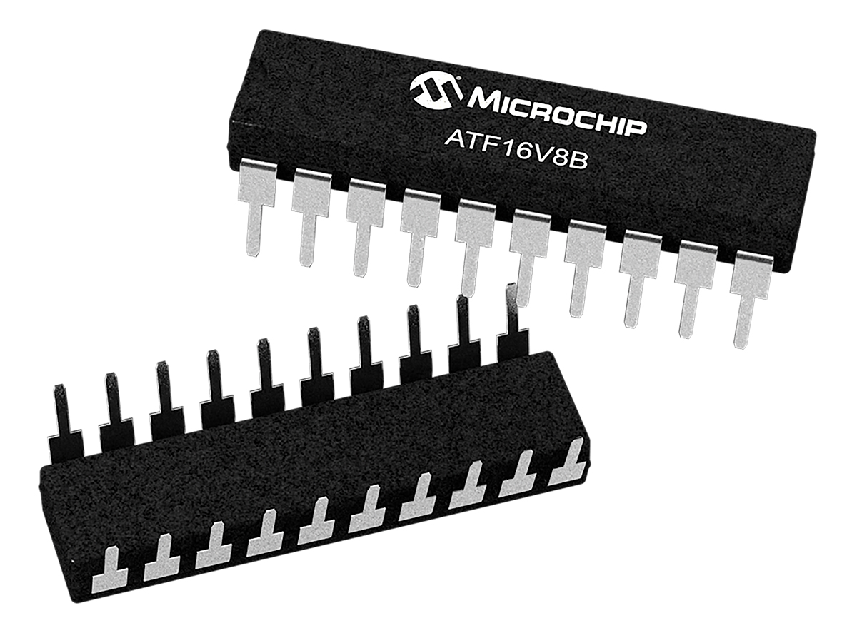 Microchip ATF16V8B-15PU Simple Programmable Logic Device ATF16V8B 150 Gates, 8 Macro Cells, 8 I/O, 62 MHz In System