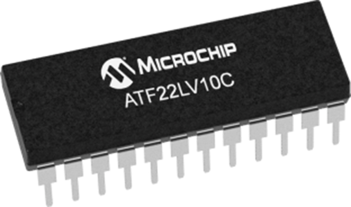 Microchip ATF22LV10C-10PU Electrically Erasable Programmable Logic Device ATF22V10CQ 10 Macro Cells, 22 I/O, 166 MHz In