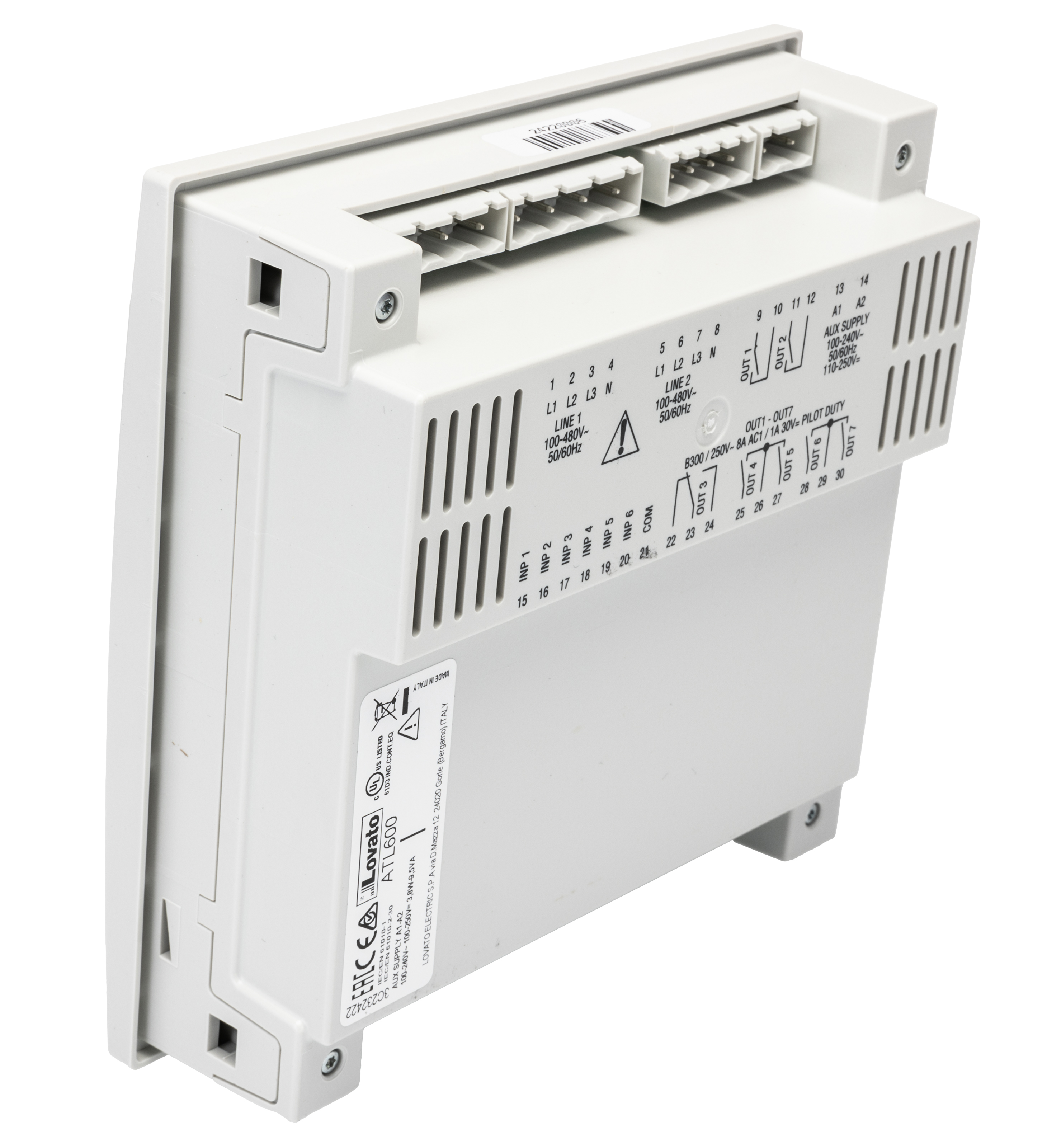 atl600 Lovato ATL Series Controller, Relay Output, 6-Input, Digital Input