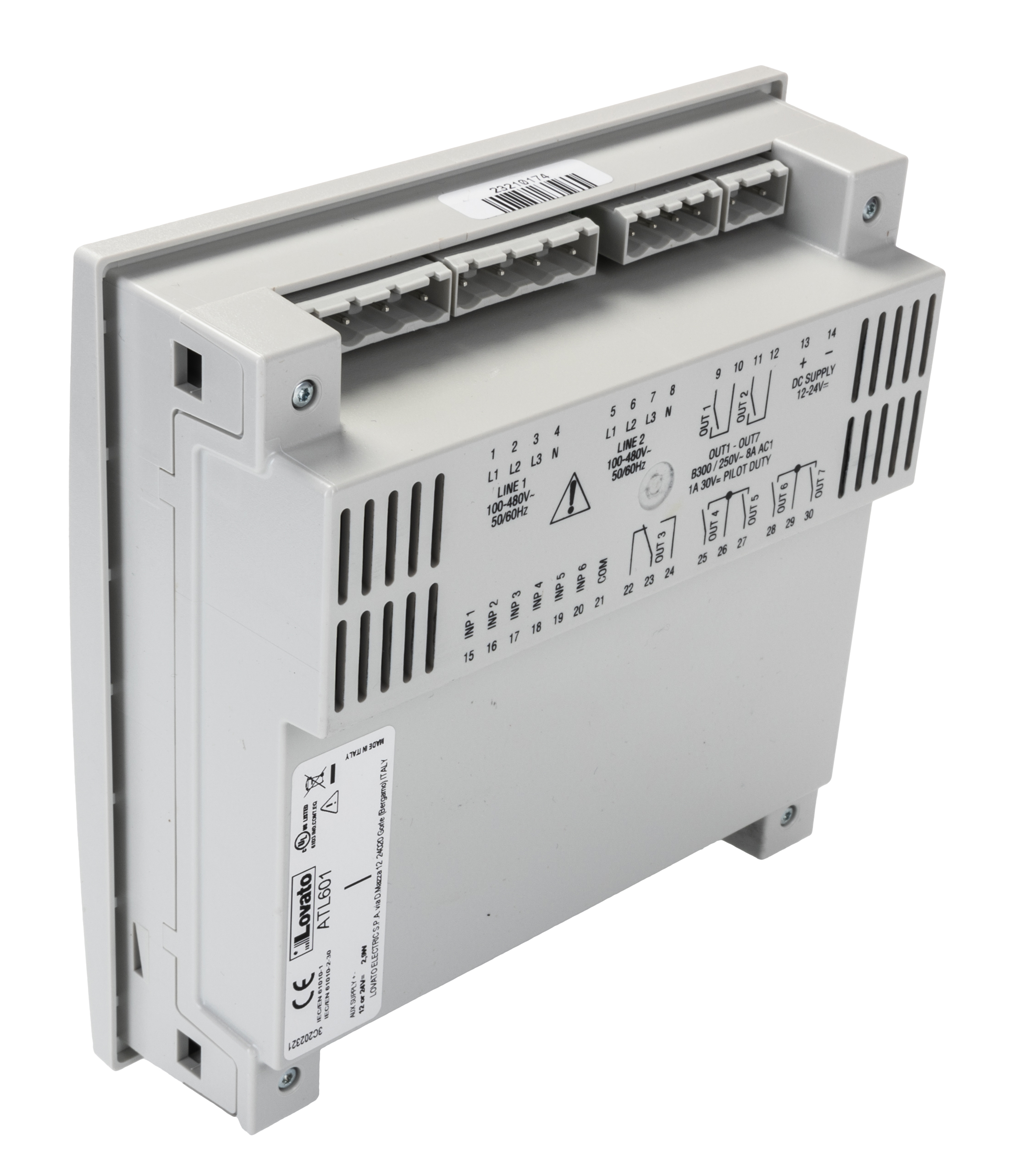 atl601 Lovato ATL Series Controller, Relay Output, 6-Input, Digital Input