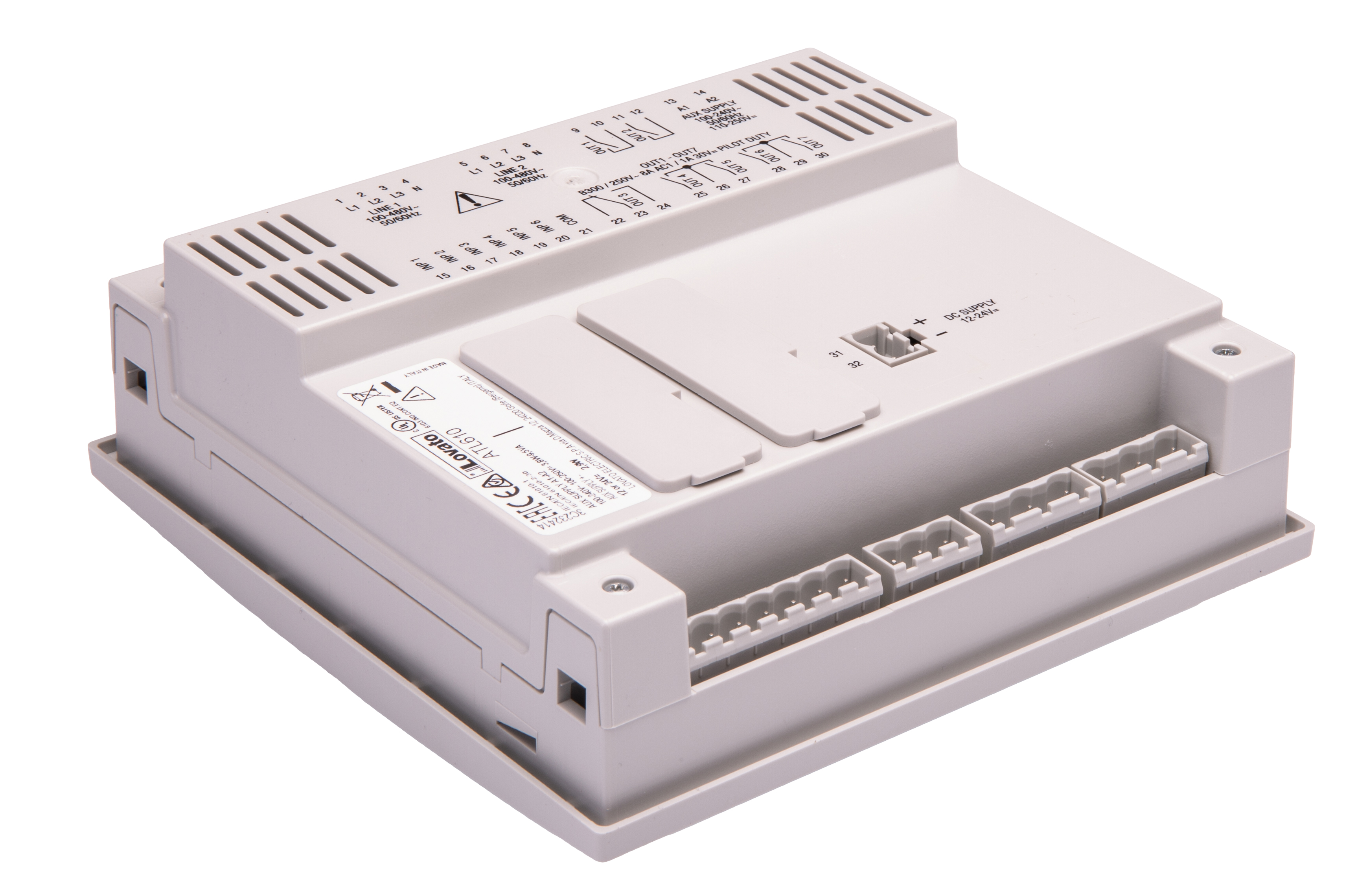 atl610 Lovato ATL Series Controller, Relay Output, 6-Input, Digital Input