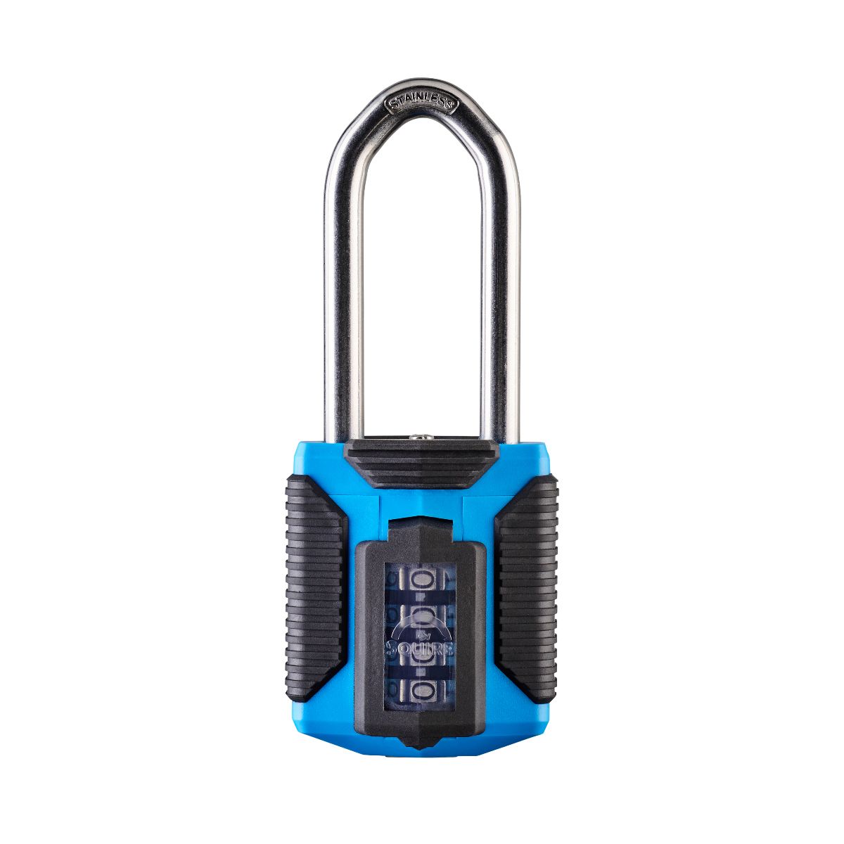 Squire Combination Padlock Stainless Steel, Hardened Steel Combination Padlock Weatherproof, 8 mm Shackle, 50mm Body