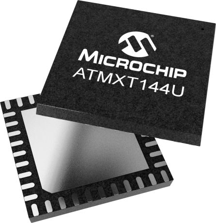 Microchip ATMXT144U-MAUR025 Capacitive Microcontroller Development Tool I2C, 38-Pin QFN