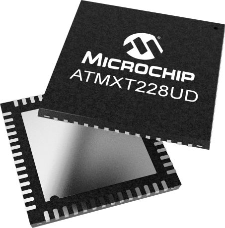 Microchip ATMXT228UD-MAUHA1 Capacitive Touch Screen Sensor I2C Capacitive Touch Controller, 56-Pin XQFN