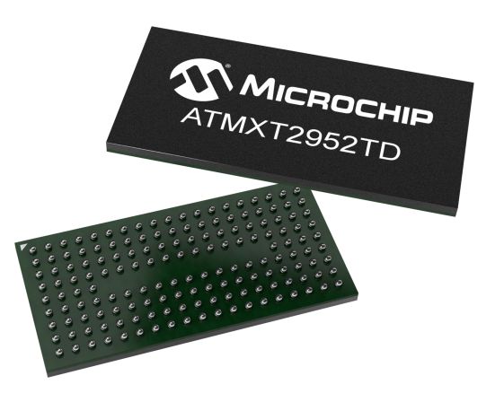 Microchip ATMXT2952TD-C2U001 Capacitive Touch Screen Sensor, 21 in I2C Capacitive Touch Controller, 162-Pin UFBGA