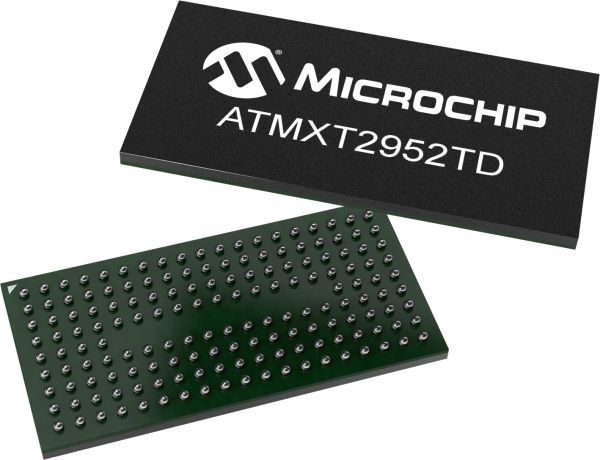Microchip ATMXT2952TD-C2UR002 Capacitive Touch Screen Sensor I2C Capacitive Touch Controller, 162-Pin UFBGA