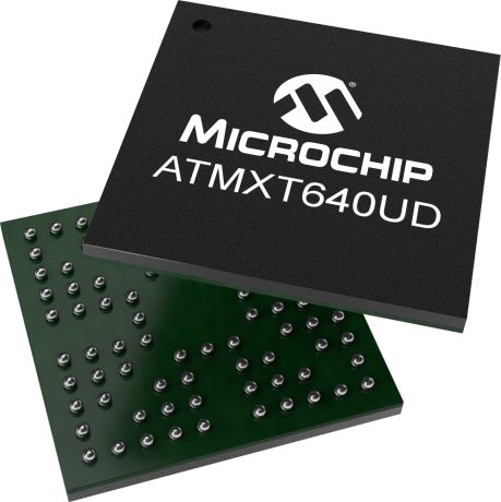 Microchip ATMXT640UD-CCUBRHA1 Capacitive Touch Screen Sensor I2C Touch Screen Controller, 88-Pin UFBGA