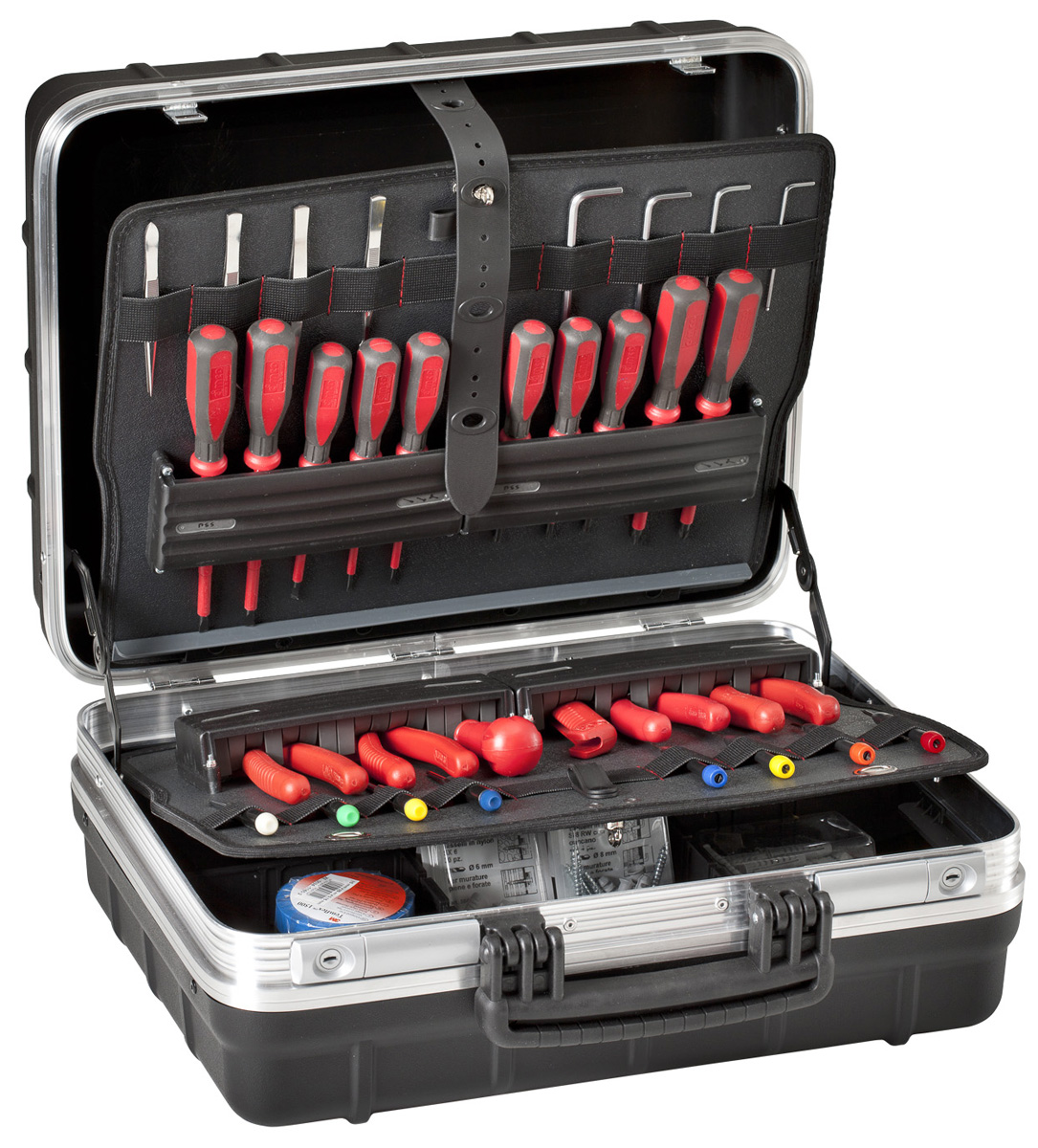 atomik-215-pss GT Line 2 Drawer Plastic Tool Case 215 mm 465 mm 352mm