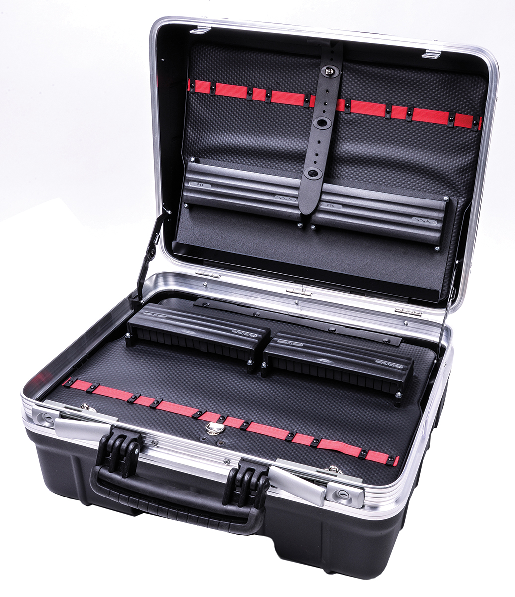 GT Line 2 Drawer Plastic Tool Case Wheeled 255 mm 465 mm 352mm