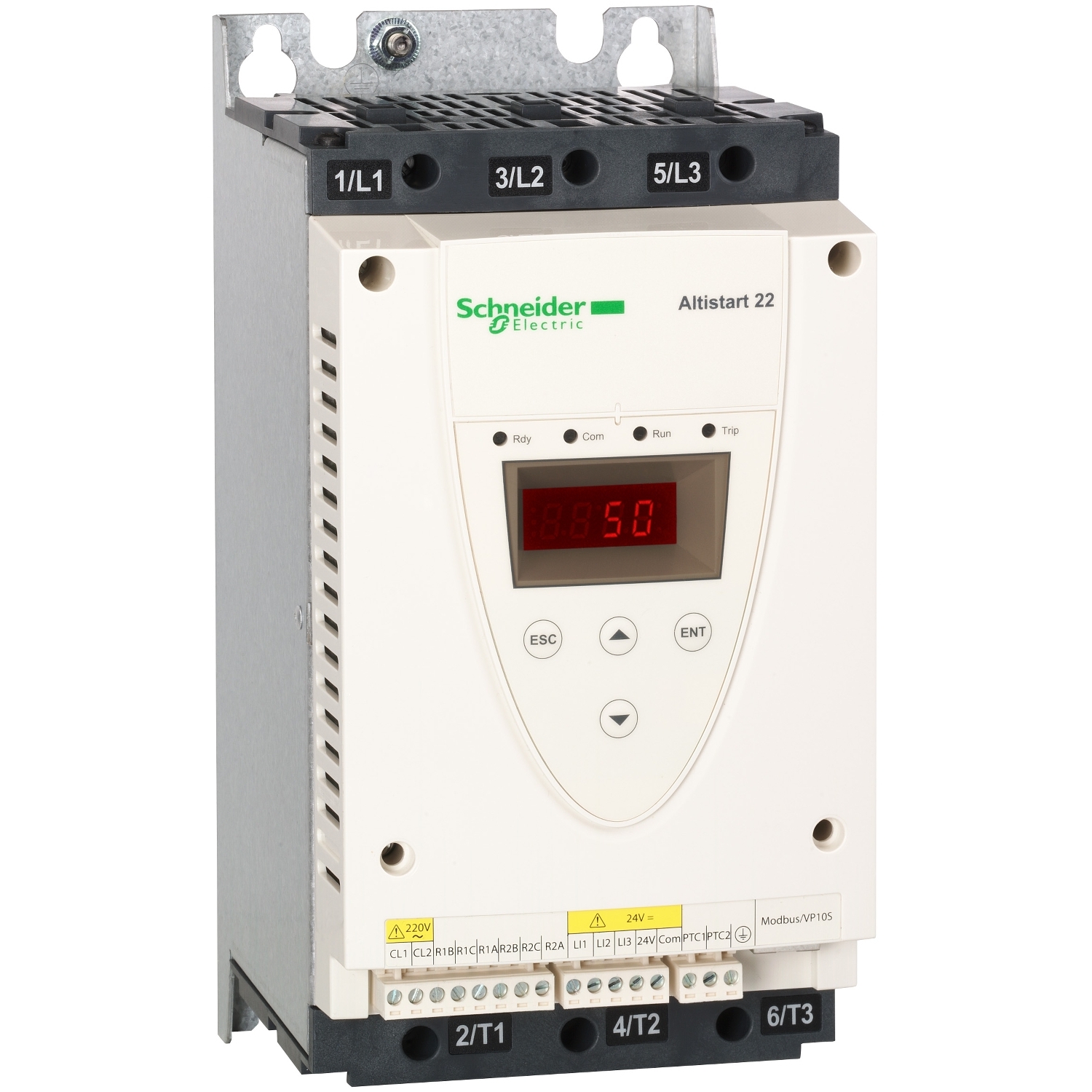 ats22d32s6 Schneider Electric Altistart Soft Starter 600V ac, 18.5 kW, 3 Phase, IP54
