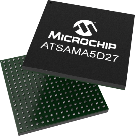 Microchip ATSAMA5D27C-CNR ARM Cortex A5 Microprocessor SAMA5D27 32 bit ARM 500 MHz 289-Pin LFBGA