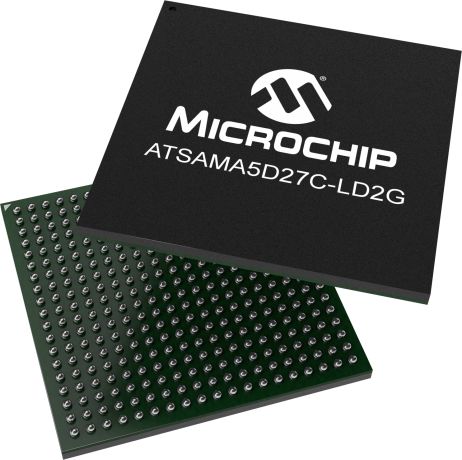 Microchip ATSAMA5D27C-LD2G-CUR Cortex A5 MPU Microprocessor SAMA5D2 32 bit ARM V7-A 500 MHz 361-Pin TFBGA